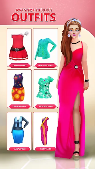 Girls Dress Up: Makeup Games — скриншот 4