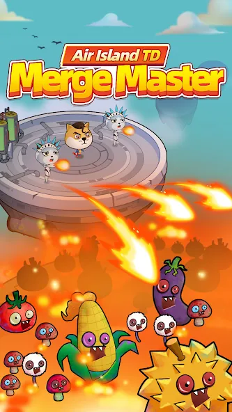 Merge Weapons:Air Island TD — скриншот 1 Merge Weapons:Air Island TD — скриншот 1
