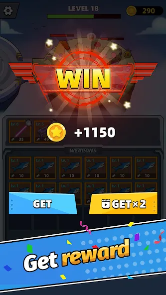 Merge Weapons：Air Island TD — скриншот 5