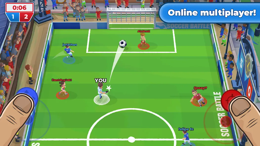 Soccer Battle - PvP Football — скриншот 1 Soccer Battle - PvP Football — скриншот 1