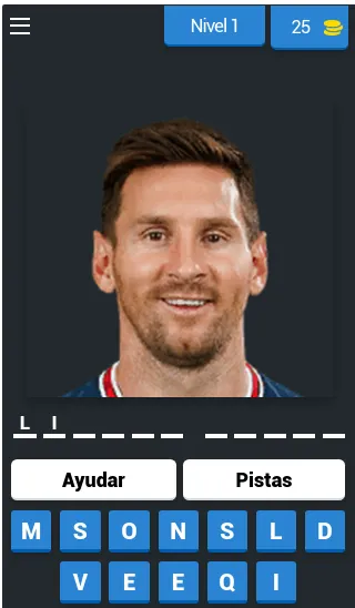 Guess Soccer Player Quiz — скриншот 1