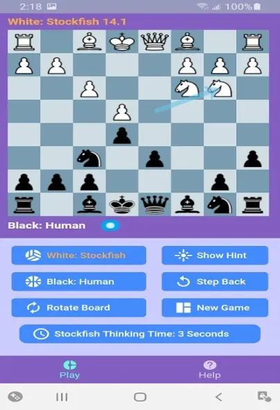 Chess With Stockfish 16 — скриншот 2