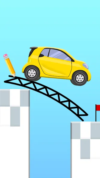 Draw 2 Bridge: Draw Save Car — скриншот 5
