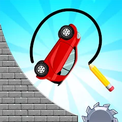 Draw 2 Bridge: Draw Save Car MOD на Андроид — Много денег и без рекламы