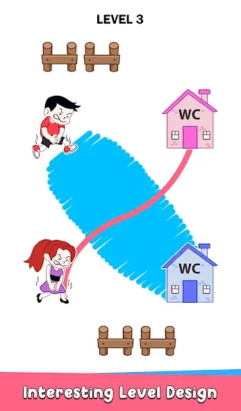 Toilet Rush Race: Draw Puzzle — скриншот 3 Toilet Rush Race: Draw Puzzle — скриншот 3