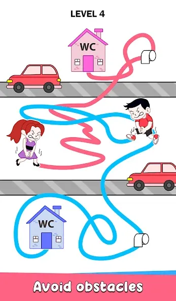 Toilet Rush Race: Draw Puzzle — скриншот 4 Toilet Rush Race: Draw Puzzle — скриншот 4