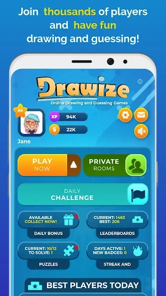 Drawize - Draw and Guess — скриншот 1