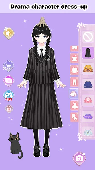 Vlinder Princess Dress up game — скриншот 1