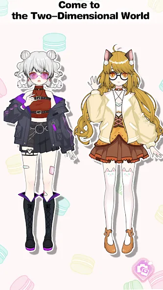 Vlinder Princess Dress up game — скриншот 2