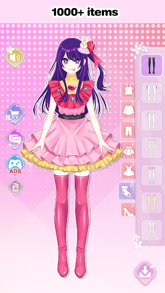 Vlinder Princess Dress up game — скриншот 3
