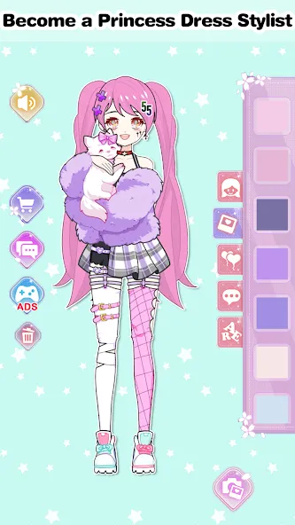 Vlinder Princess Dress up game — скриншот 4