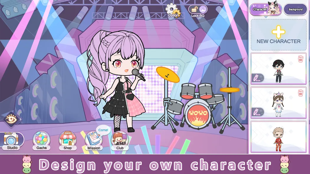 YOYO Doll Anime Dress Up Game — скриншот 1