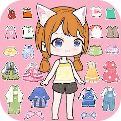 YOYO Doll Anime Dress Up Game MOD APK на Android — Много денег