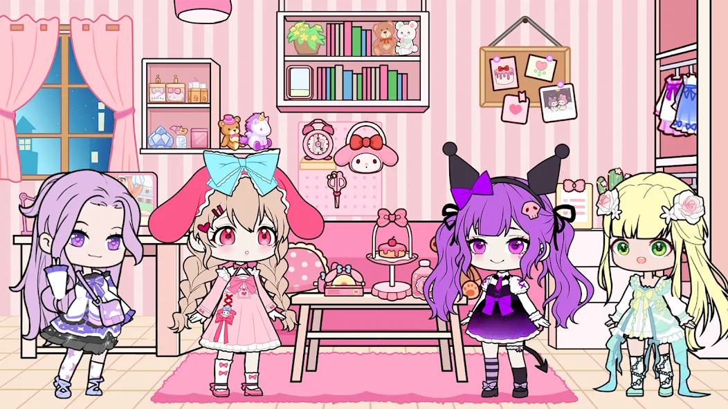 YOYO Doll School life Dress up — скриншот 2
