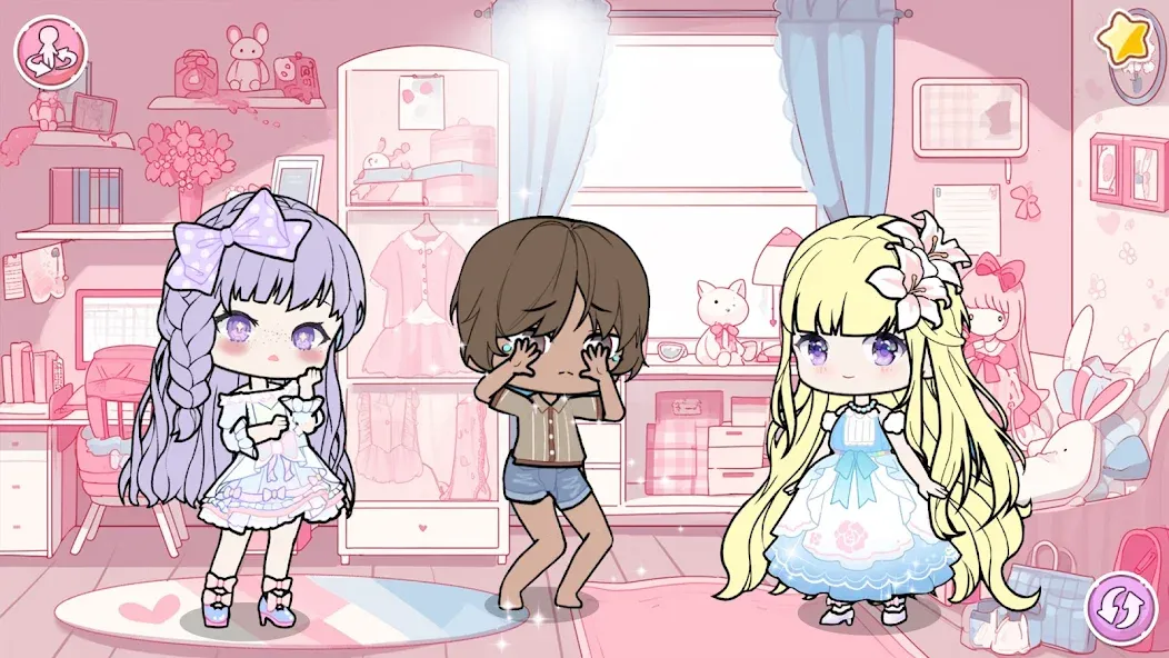YOYO Doll School life Dress up — скриншот 3