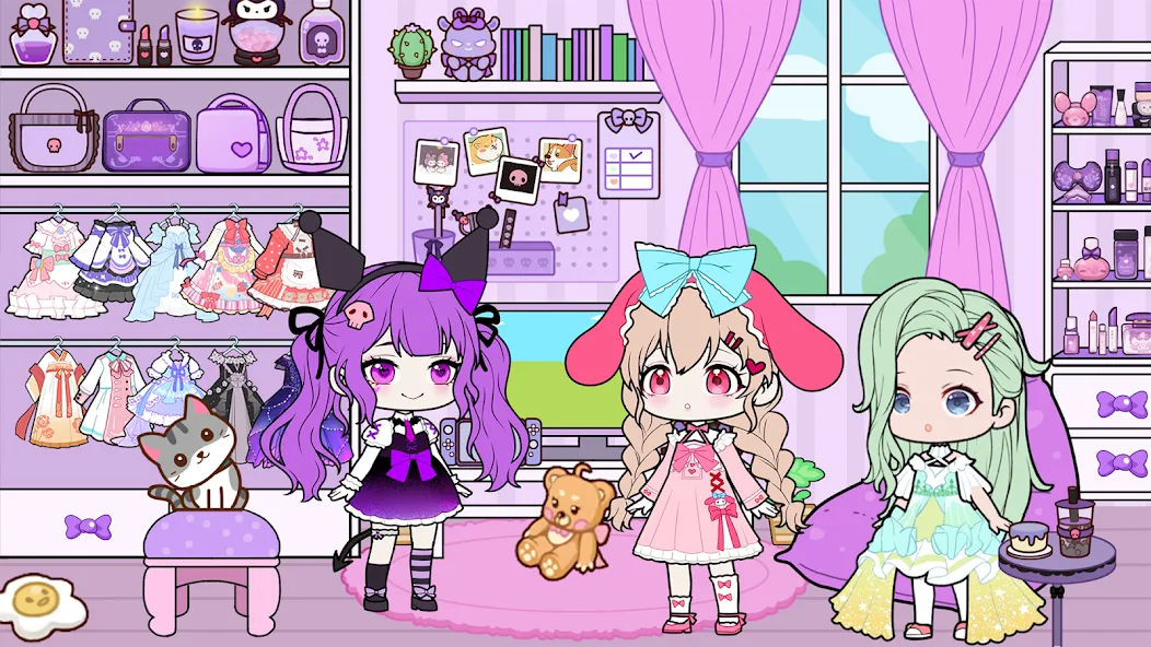 YOYO Doll School life Dress up — скриншот 4