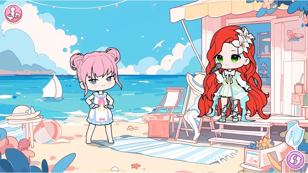 YOYO Doll School life Dress up — скриншот 5