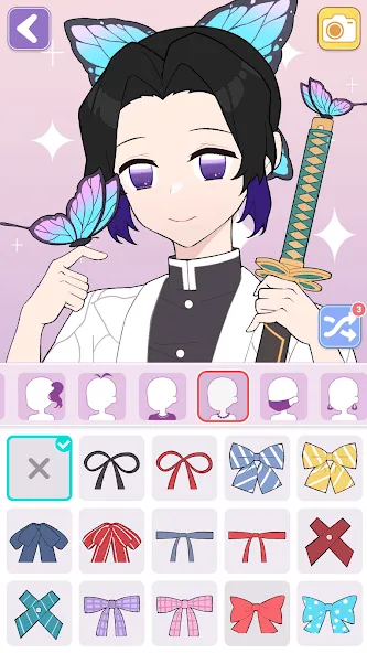 Vlinder Avatar Maker: dress up — скриншот 4