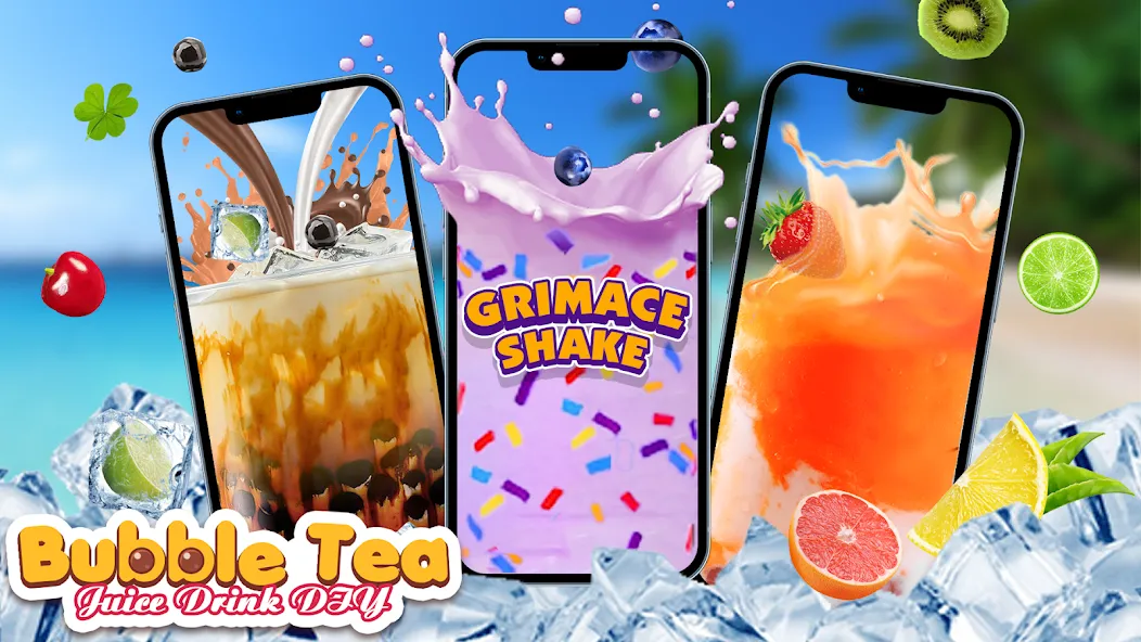 Boba Grimaces Shake Bubble Tea — скриншот 1
