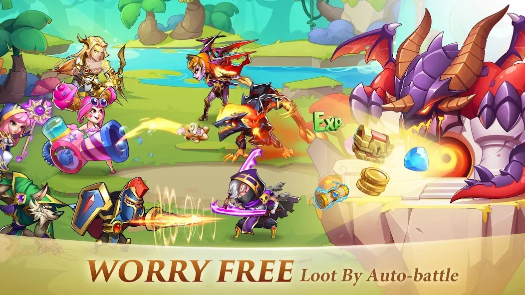 Idle Heroes — скриншот 3