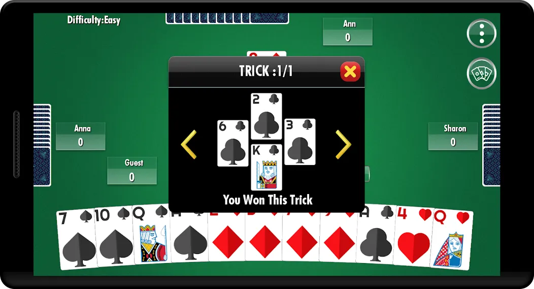 Hearts - Card Game — скриншот 5