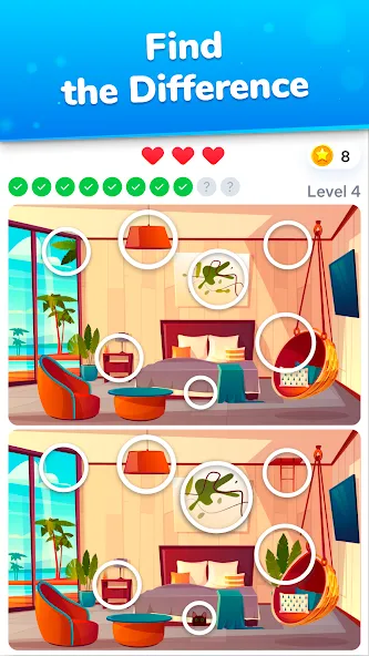 Differences - find & spot them — скриншот 1 Differences - find & spot them — скриншот 1
