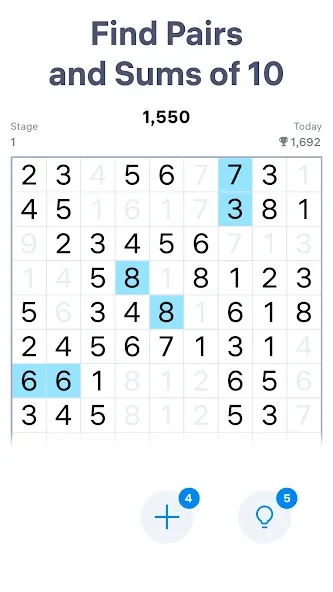 Number Match - Number Games — скриншот 1 Number Match - Number Games — скриншот 1
