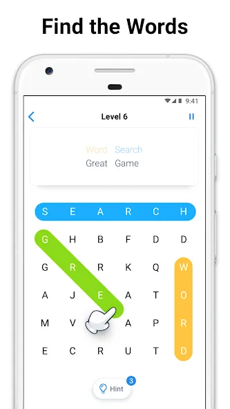 Word Search - crossword puzzle — скриншот 1 Word Search - crossword puzzle — скриншот 1