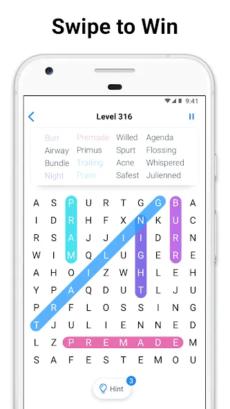 Word Search - crossword puzzle — скриншот 3 Word Search - crossword puzzle — скриншот 3