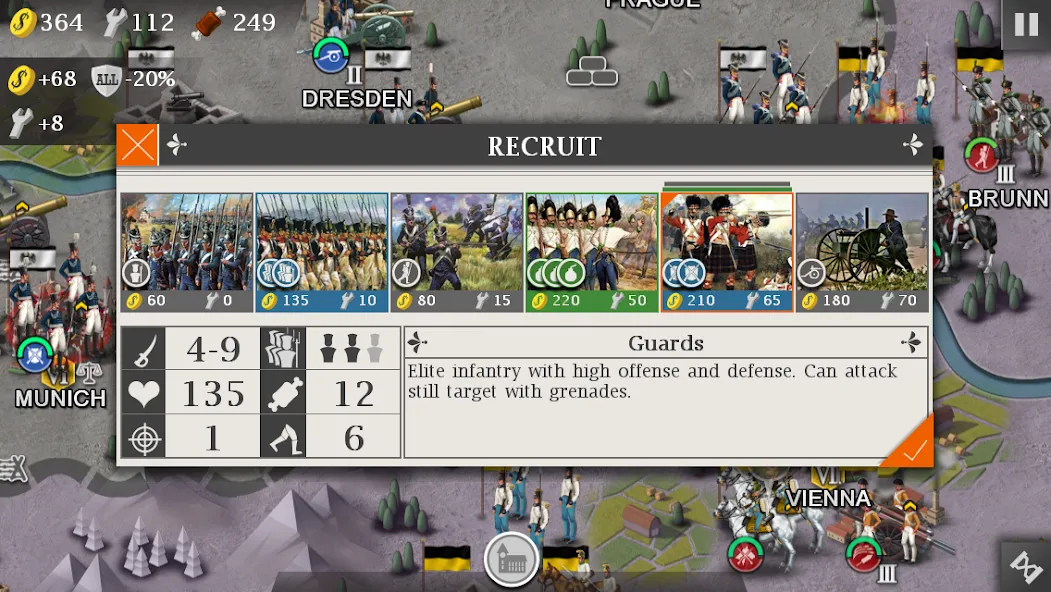 European War 4 : Napoleon — скриншот 2