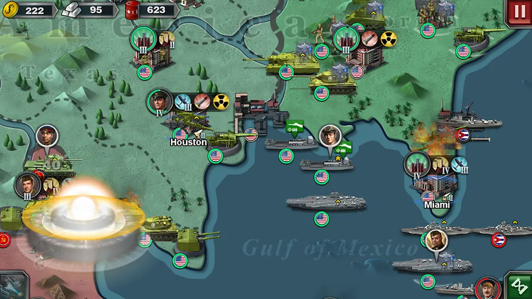World Conqueror 3-WW2 Strategy — скриншот 3 World Conqueror 3-WW2 Strategy — скриншот 3