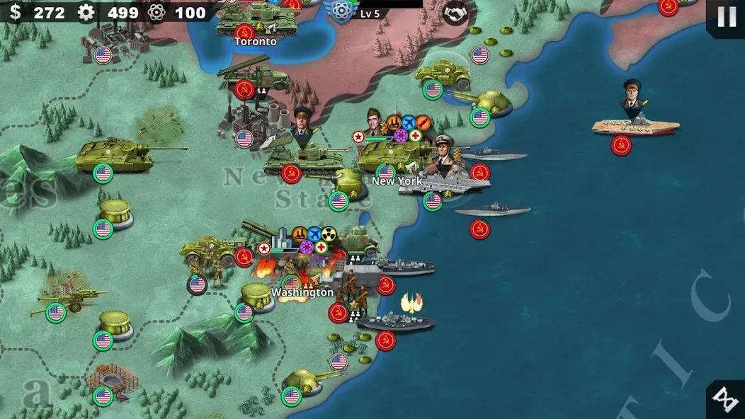 World Conqueror 4-WW2 Strategy — скриншот 4