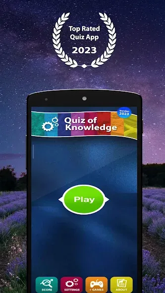 Quiz of Knowledge Game — скриншот 1