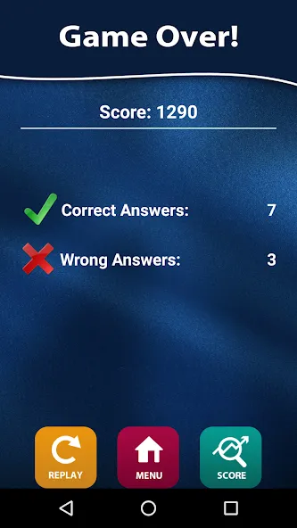 Quiz of Knowledge Game — скриншот 4