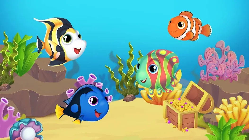 Baby Aquarium - Fish game — скриншот 1 Baby Aquarium - Fish game — скриншот 1