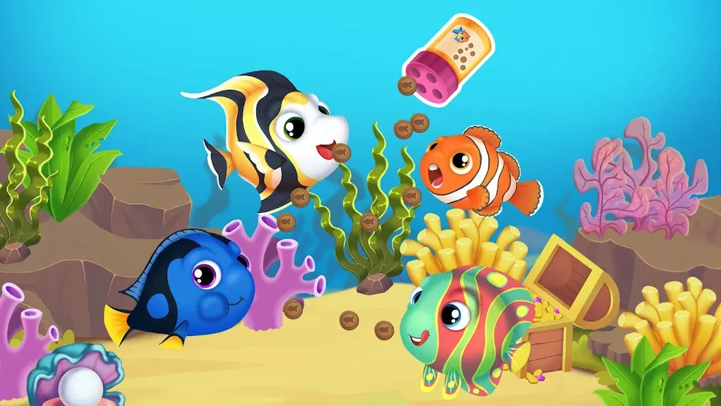 Baby Aquarium - Fish game — скриншот 5