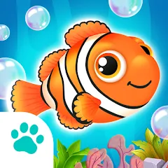 Взломанная Baby Aquarium - Fish game — Много денег