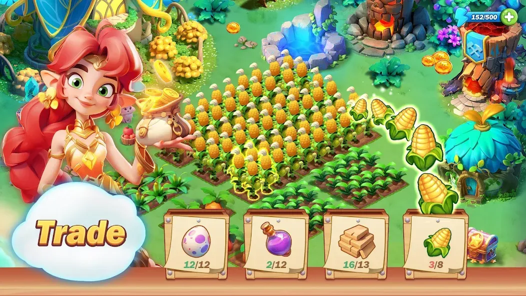 Pixie Island - Farming Game — скриншот 3
