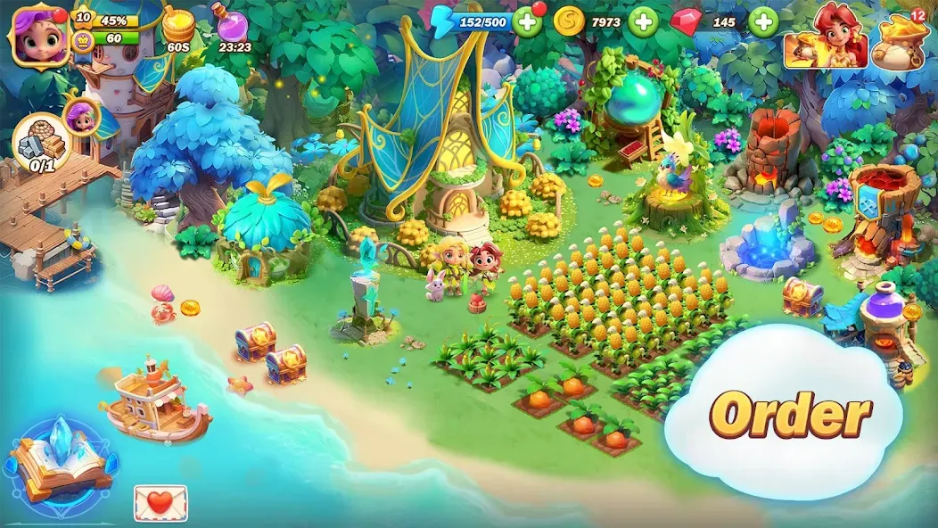 Pixie Island - Farming Game — скриншот 5