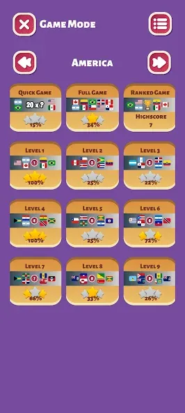 Country Flags World Quiz Game — скриншот 2 Country Flags World Quiz Game — скриншот 2