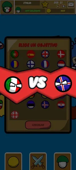 Countryballs Continental War — скриншот 5