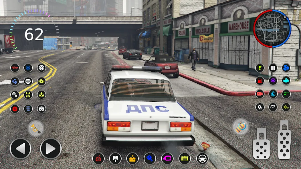 Police Car Riders: VAZ 2107 — скриншот 3