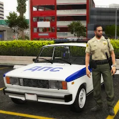 Police Car Riders: VAZ 2107 — MOD Много денег