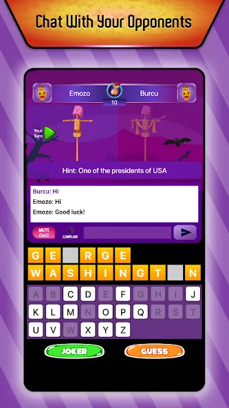 Online Hangman Word Game — скриншот 1 Online Hangman Word Game — скриншот 1