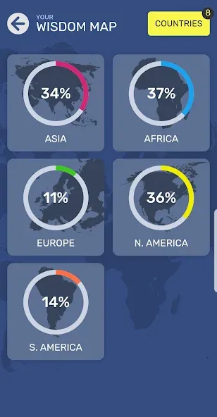 Map Quiz World Geography — скриншот 1