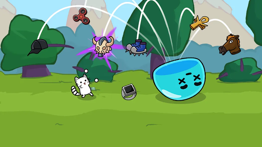 Stickman Cat Gun offline games — скриншот 3