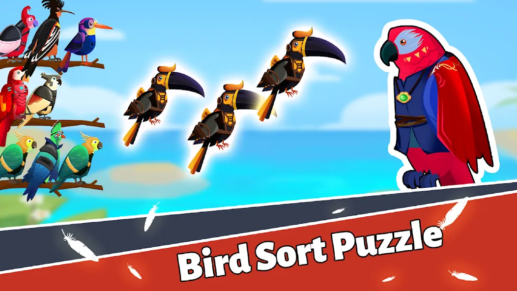 Bird Puzzle - Color Game — скриншот 1