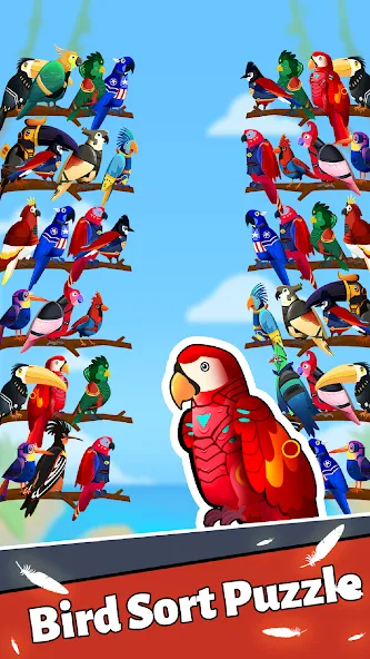 Bird Puzzle - Color Game — скриншот 3