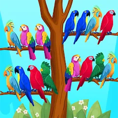 Bird Puzzle - Color Game MOD APK на Android — Много монет
