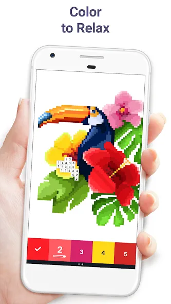 Pixel Art - Color by Number — скриншот 1